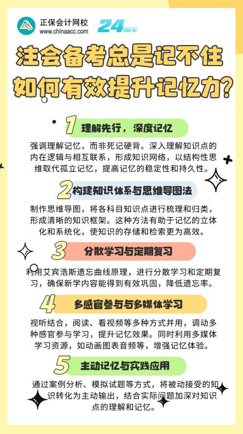 注会备考总是记不住 如何有效提升记忆力？