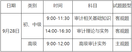 重庆2024年审计师报名时间：5月13日9:00-5月23日17:00