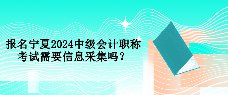 报名宁夏2024中级会计职称考试需要信息采集吗？