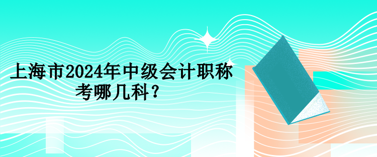 上海市2024年中级会计职称考哪几科？
