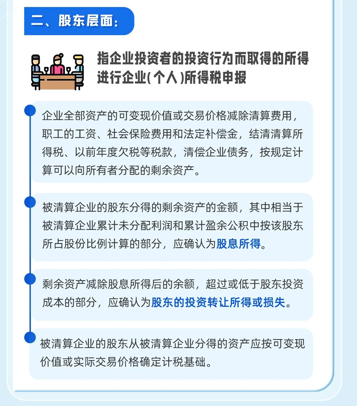 企业清算业务的企业所得税处理及申报表填报