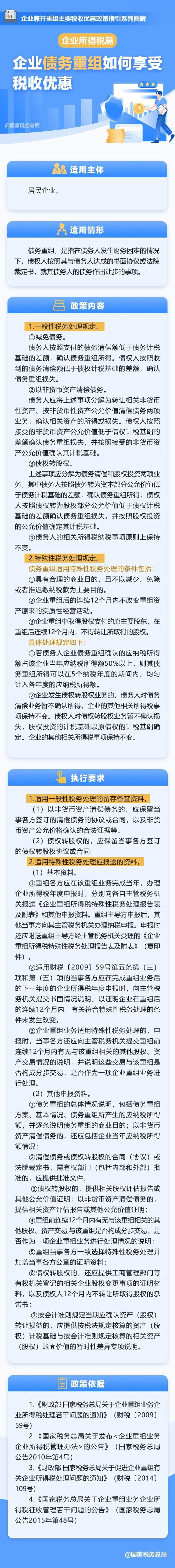 企业债务重组如何享受企业所得税优惠政策