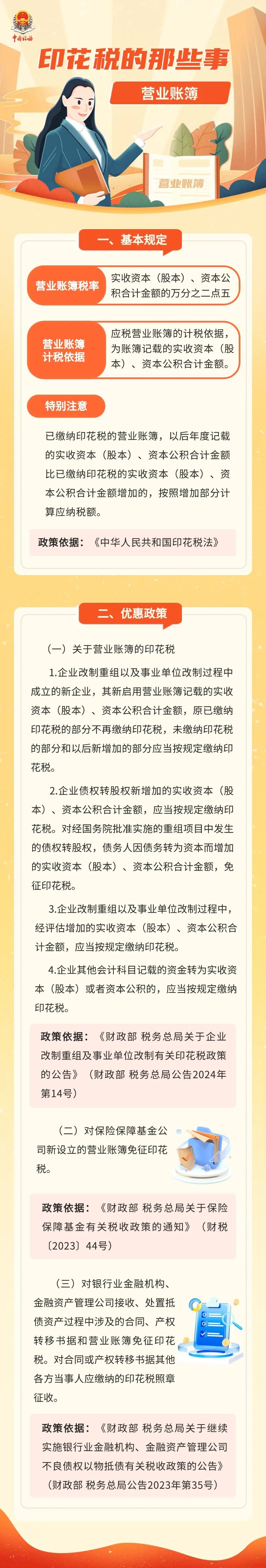 印花税的那些事——营业账簿