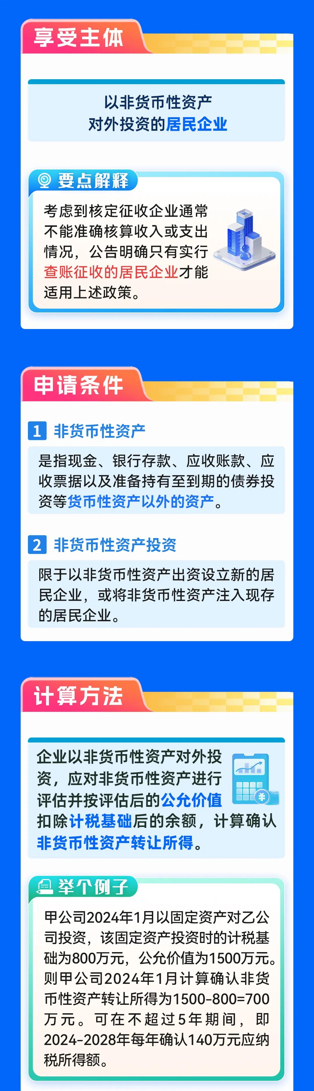 企业非货币性资产对外投资企业所得税分期纳税政策2