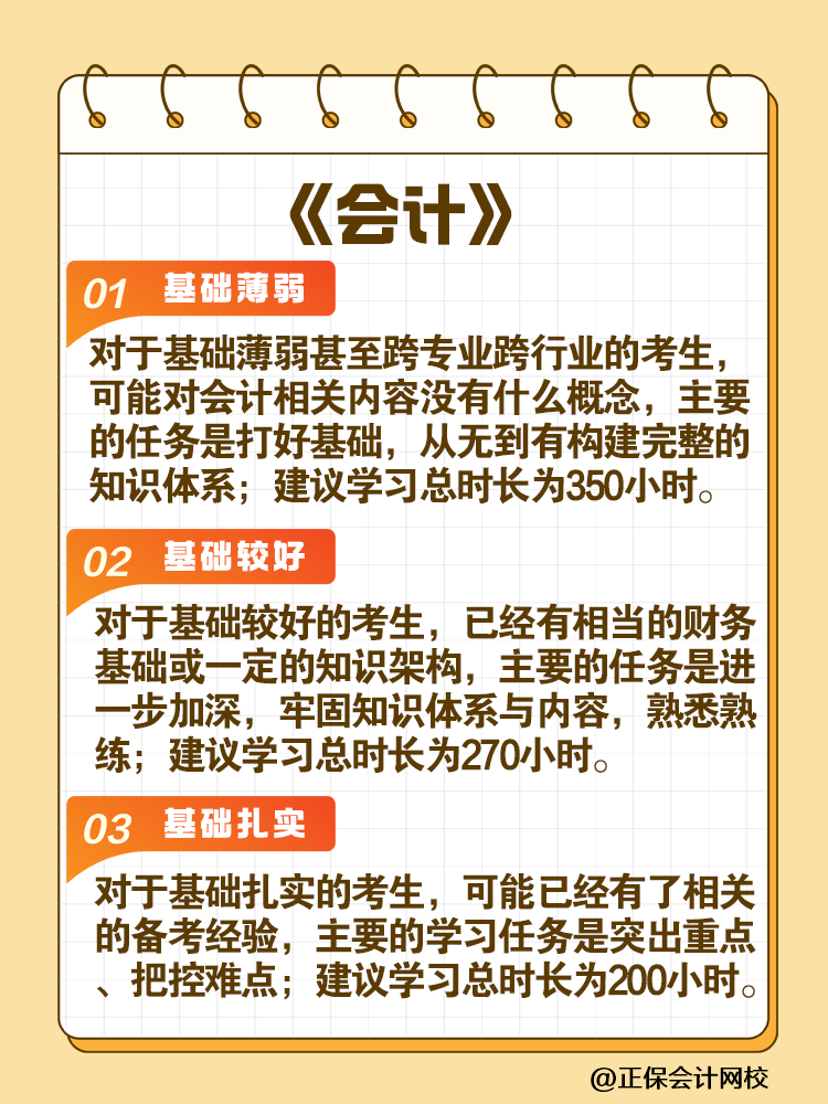 考生关注！2025年注会各科目建议学习时长