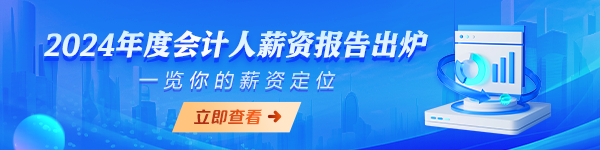 24年会计人薪资调查报告